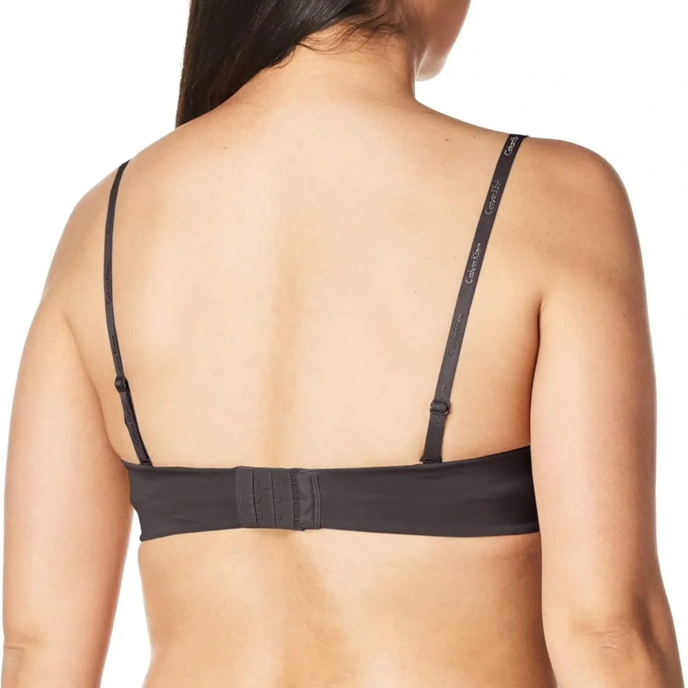 Calvin Klein Women's Constant Strapless Bra Black Size 38C